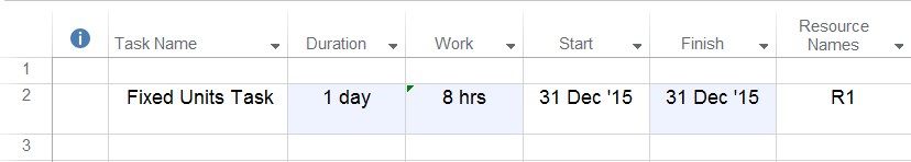 Fixed Units Taks 3