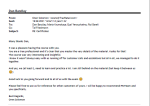 PMP_Course_Thank_you_TRAX_Oren_Solomon